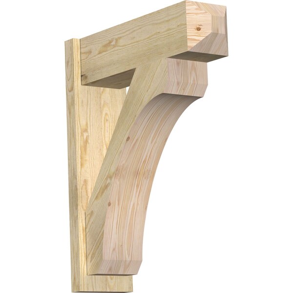 Ekena Millwork Legacy Craftsman Rough Sawn Outlooker, Douglas Fir, 8"W x 26"D x 32"H OUT08X26X32LEC04RDF - main